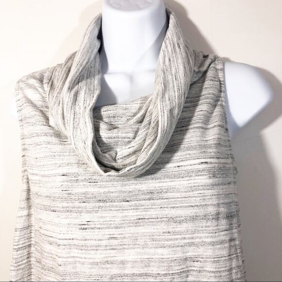 Anthropologie Dolan Cowl Neck Tank Gray Medium - Picture 3 of 6